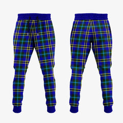 Weir Modern Tartan Crest Jogger Sweatpants