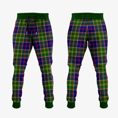 Whitefoord Modern Tartan Crest Jogger Sweatpants