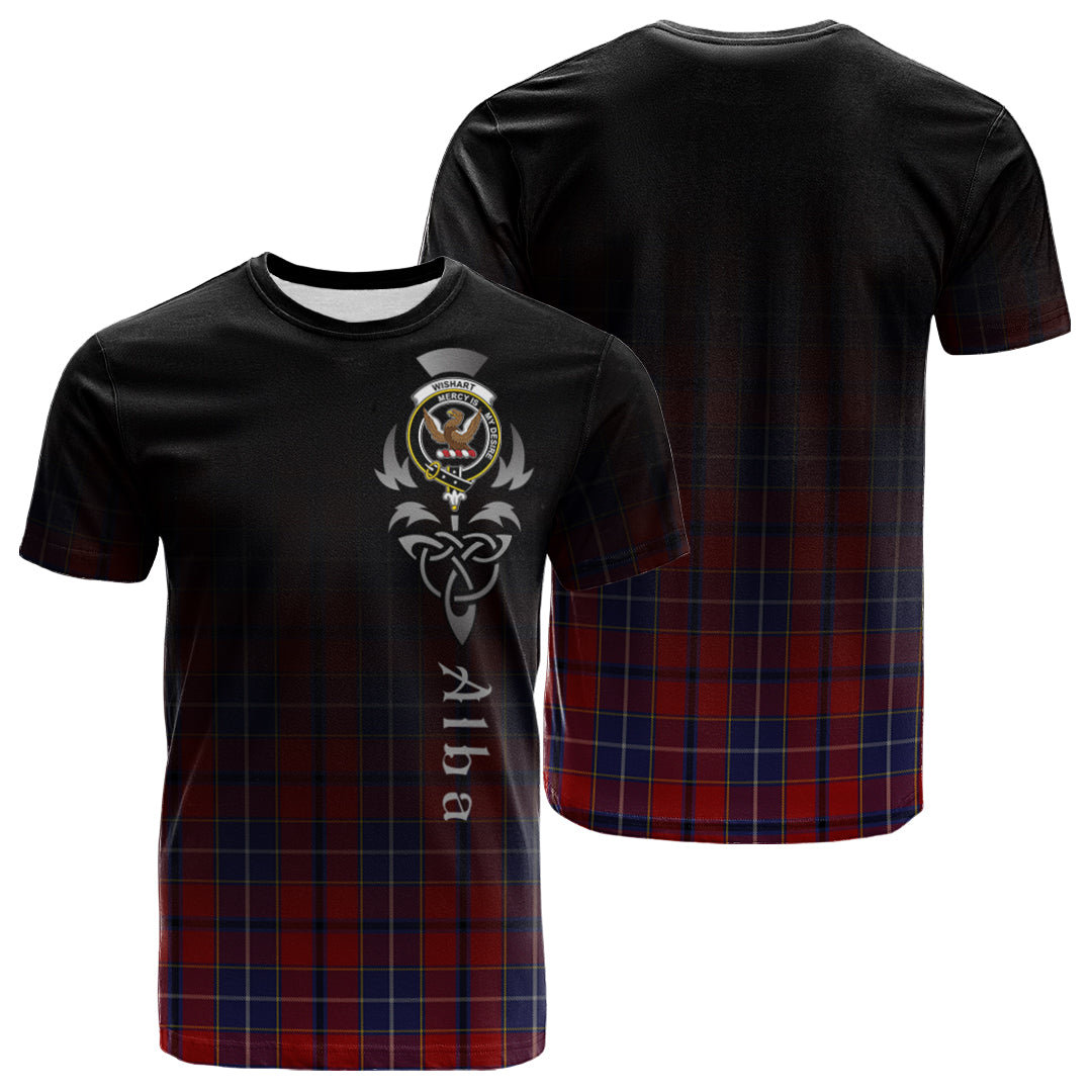 Wishart Dress Tartan Crest T-shirt - Alba Celtic Style